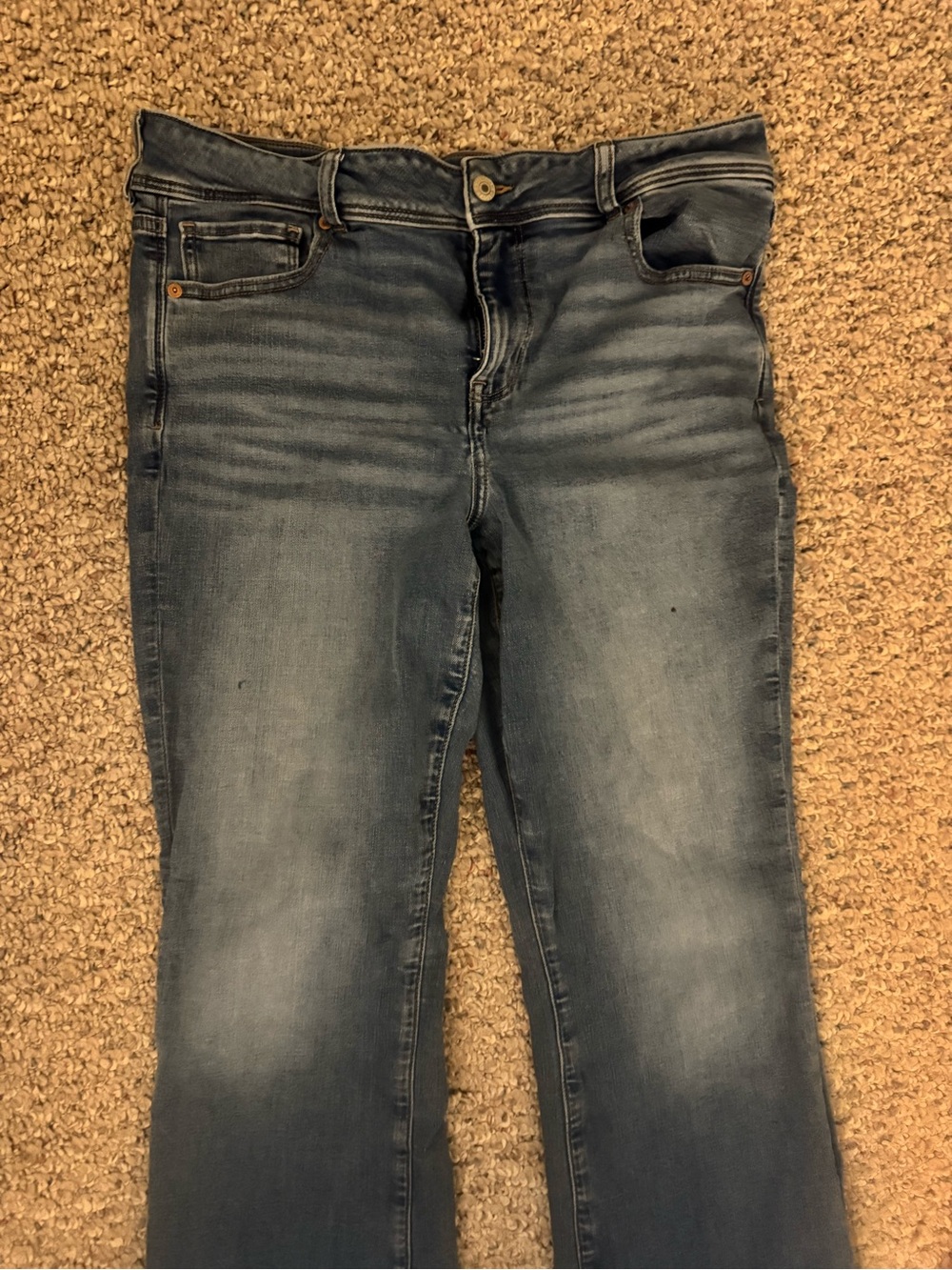 American Eagle Women’s Blue Stretch Bootcut Jeans - Picture 2 of 5